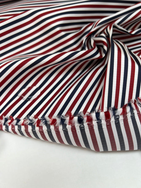 Striped Polyester Jacket Fabric