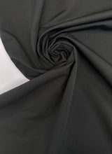 Linen Cotton Satin Black