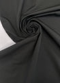 Linen Cotton Satin Black