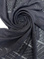 Black Polyamid Elastane Jacquard Knit