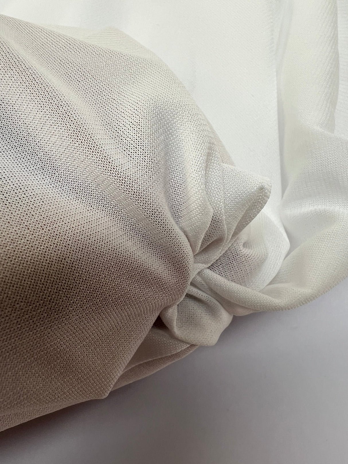 Polyamide Elastane Knitted Lining White