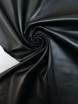 Black Stretch Leather