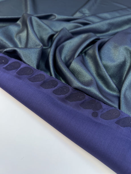 Viscose Knitted Fabric Purple Green