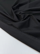 Black Viscose Cotton Poplin