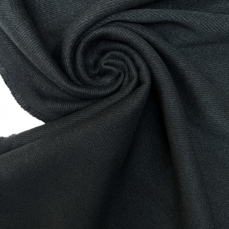 Black Acrylic Polyamid Tweed