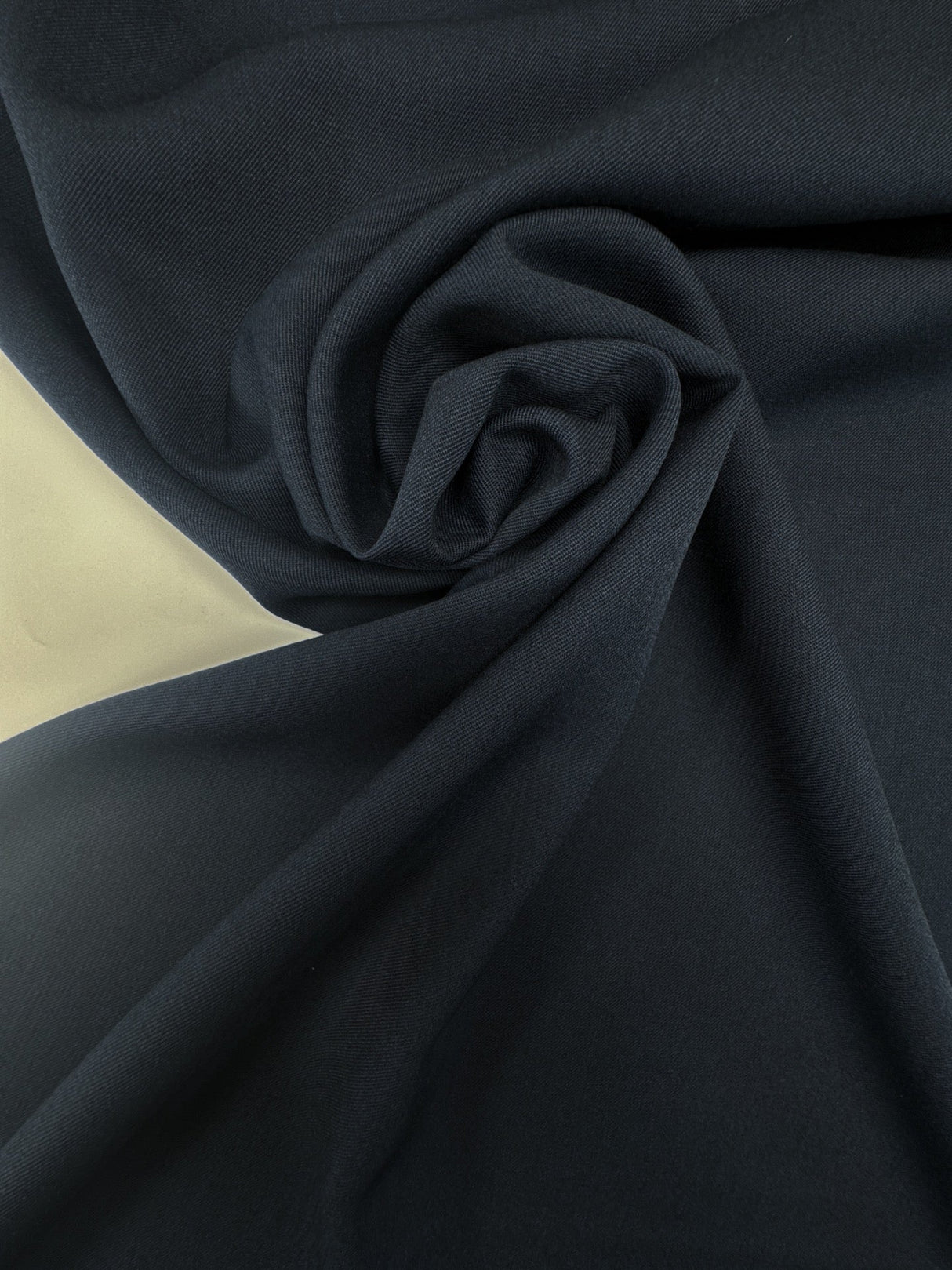 Wool Blend Twill Blue