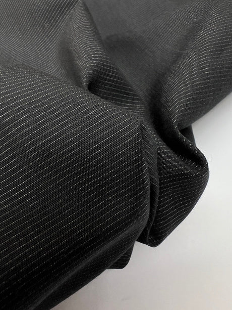 Viscose Rep Weave Striped Fabric