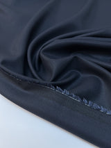 Wool Elastane Fabric Blue Black