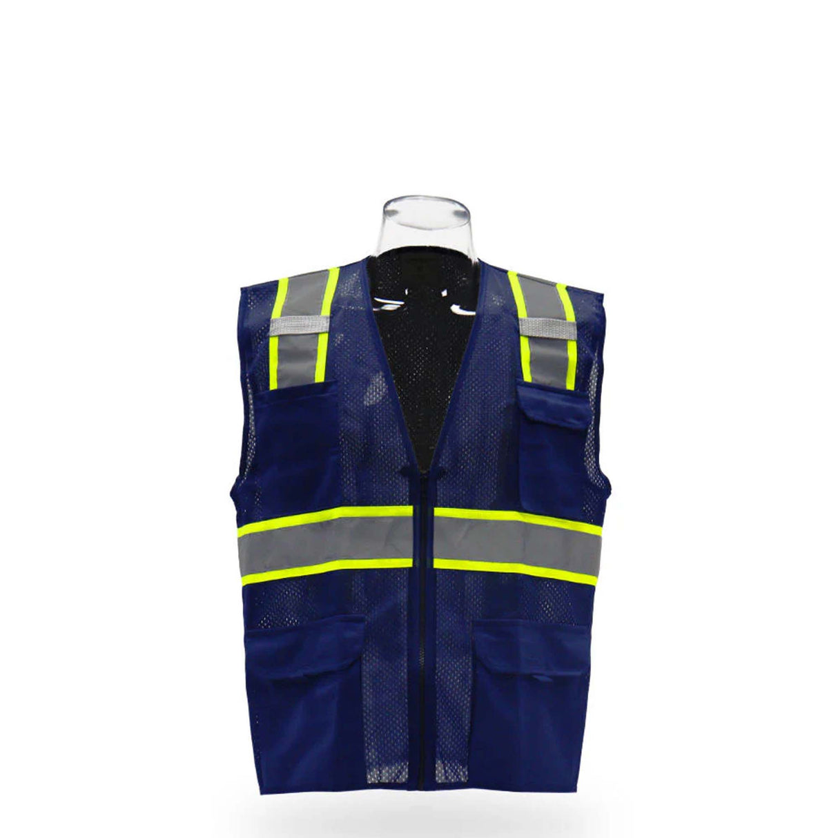 Multi pocket Safety Vest  10 Pack 100% polyester