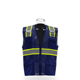 Multi pocket Safety Vest  10 Pack 100% polyester
