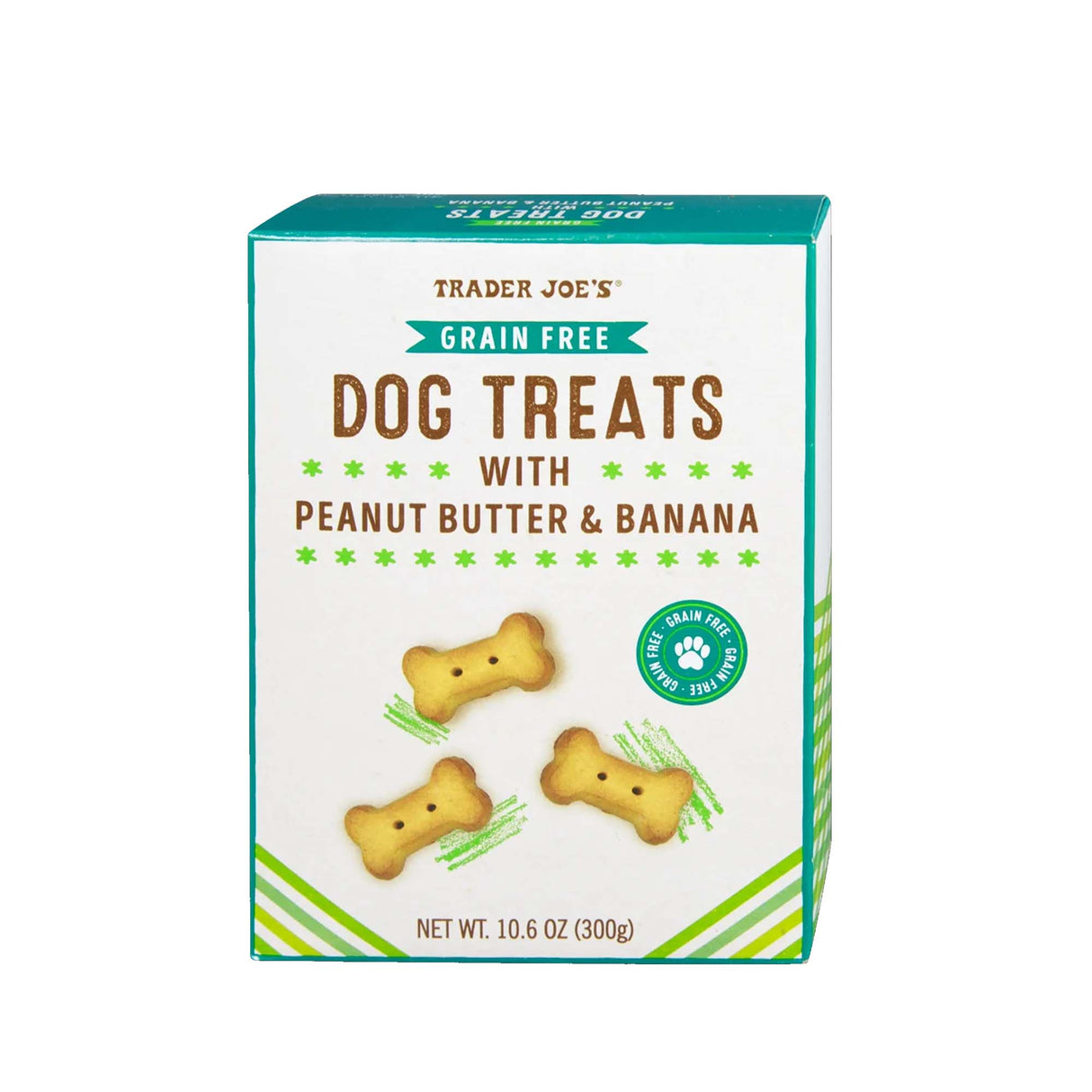 Traders Joe's Grain Free Dog Treats with Peanut Butter & Banana