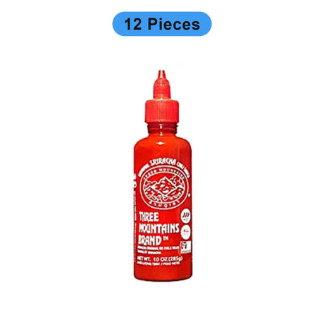 THREE MOUNTAINS ORIGINAL RED SIRACHA SAUCE 10 OZ SQUEEZE BOTTLE