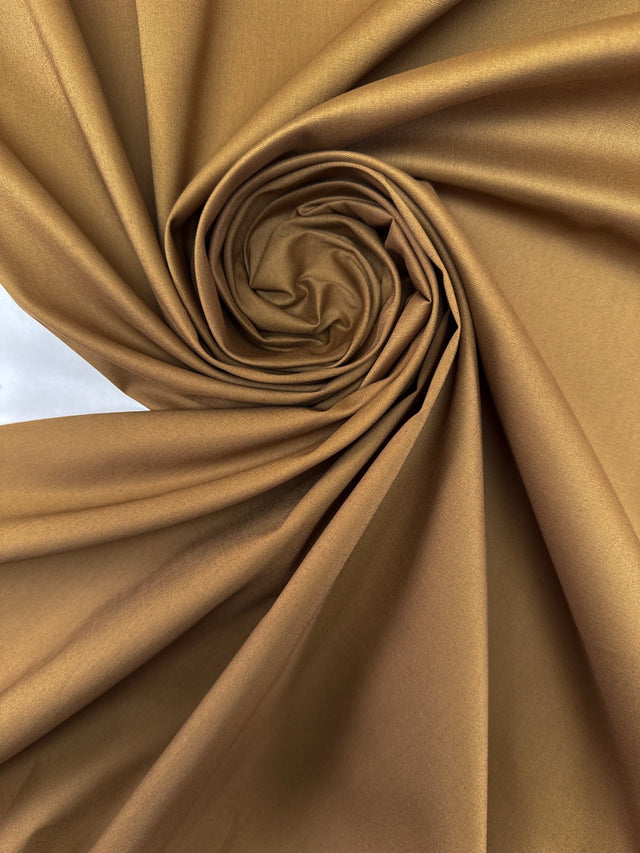 Viscose Elastane Woven Brown