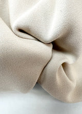 Cotton Polyester Doubleface Stretch Fabric Gray Beige