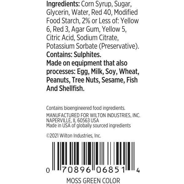 Wilton Moss Green Gel Food Coloring – 1 oz.