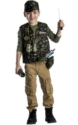 Military Forces Role Play Dress Up Costume Set