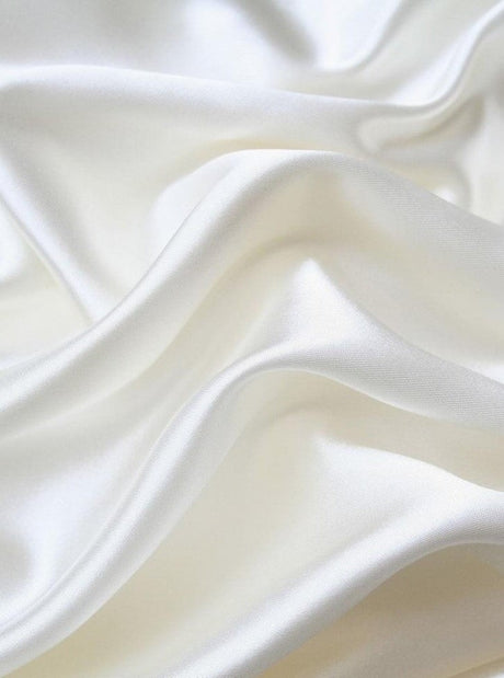 Ivory Stretch Crepe Back Satin