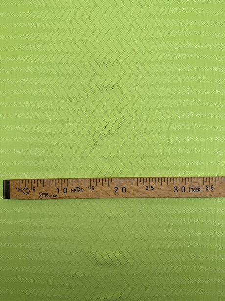 Polyamide Elastane Knitted Fabric Green Geometric