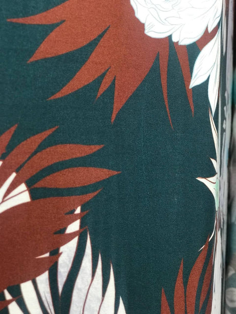 Viscose Floral Printed Fabric