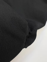 Black Polyester Crepe Fabric
