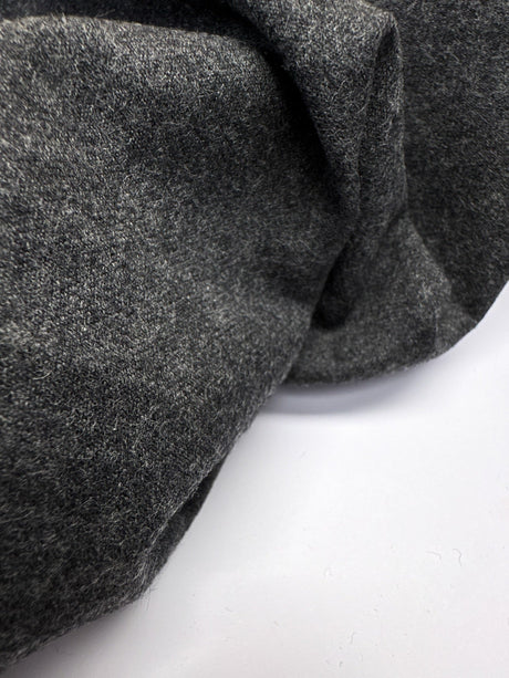 Wool Cotton Tweed Gray Shade