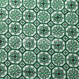 Fabric Tiles Nylon Spandex Fabric - Kelly Black Geometric Tiles Print, 58/60" Width (1 Yard)