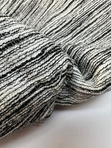 Cotton Flammé Blend Fabric White Green