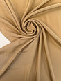 Polyester Crepe Beige Fabric