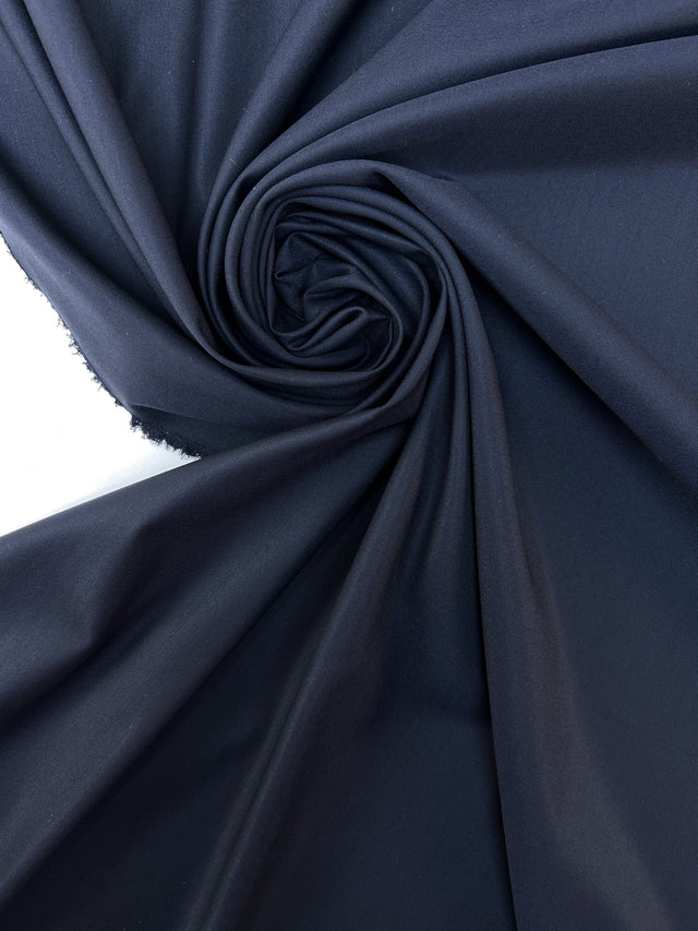 Blue Wool Blend Twill