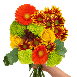 Autumn Mixed Flower Bouquet Fresh Seasonal Floral Arrangement