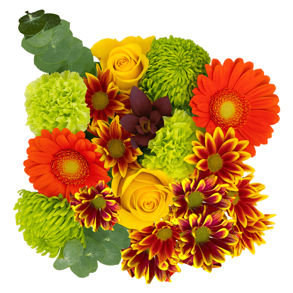 Autumn Mixed Flower Bouquet Fresh Seasonal Floral Arrangement