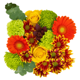 Autumn Mixed Flower Bouquet Fresh Seasonal Floral Arrangement