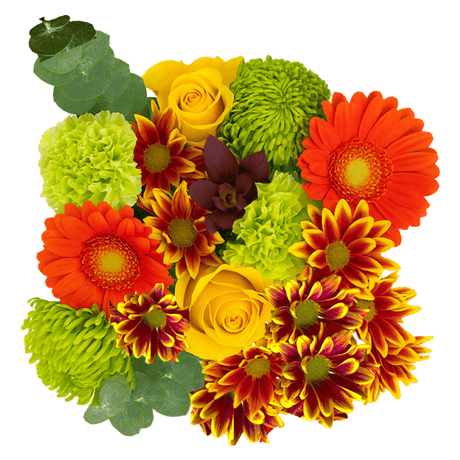 Autumn Mixed Flower Bouquet Fresh Seasonal Floral Arrangement