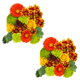 Autumn Mixed Flower Bouquet Fresh Seasonal Floral Arrangement