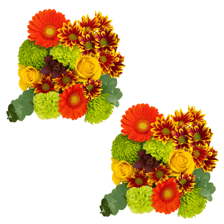 Autumn Mixed Flower Bouquet Fresh Seasonal Floral Arrangement