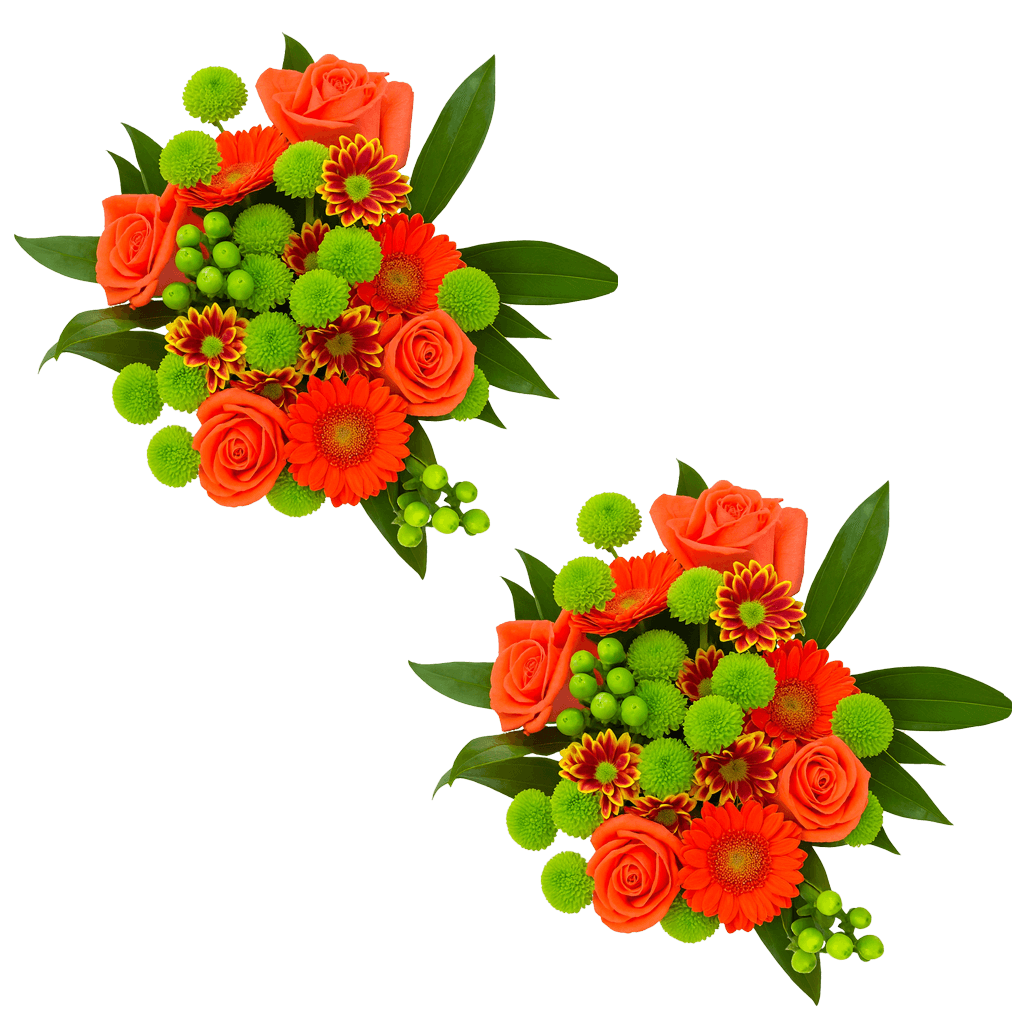 2 Old Crow Flower Bouquets Fresh Fall Arrangement Set