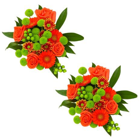 2 Old Crow Flower Bouquets Fresh Fall Arrangement Set