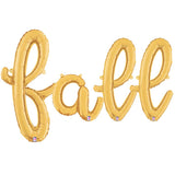 Fall Script Letters Kit Foil Balloon