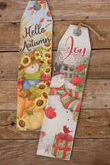 23.5” Fall/Holiday Double-Sided Wall Decor