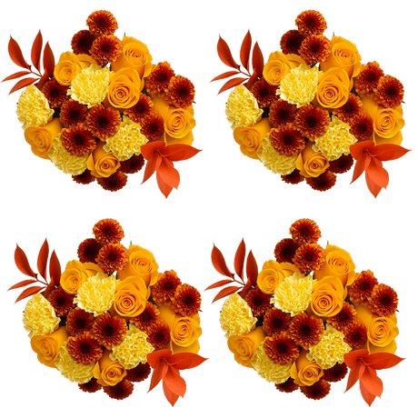 Fall Beauty Fresh Flower Bouquet Seasonal Floral Arrangement Pack