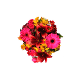 Purple Fall Flower Arrangements Fresh Bouquet Set