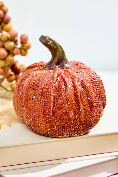 4" Resin Harvest Pumpkin