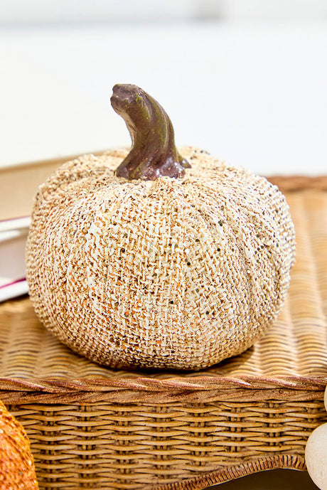4" Resin Harvest Pumpkin