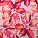 Fan Leaf Nylon Spandex Fabric - Leaf Pattern, 58/60" Width, 210 GSM (1 Yard)