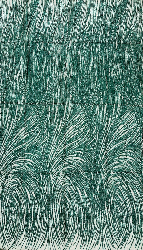Fashion Glitter Design On A Mesh Lace Polyester Fabric - Glitter Mesh Lace, 54" Width, 36" Length (1 Yard)