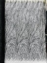 Fashion Glitter Design On A Mesh Lace Polyester Fabric - Glitter Mesh Lace, 54" Width, 36" Length (1 Yard)