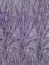 Fashion Glitter Design On A Mesh Lace Polyester Fabric - Glitter Mesh Lace, 54" Width, 36" Length (1 Yard)