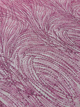Fashion Glitter Design On A Mesh Lace Polyester Fabric - Glitter Mesh Lace, 54" Width, 36" Length (1 Yard)