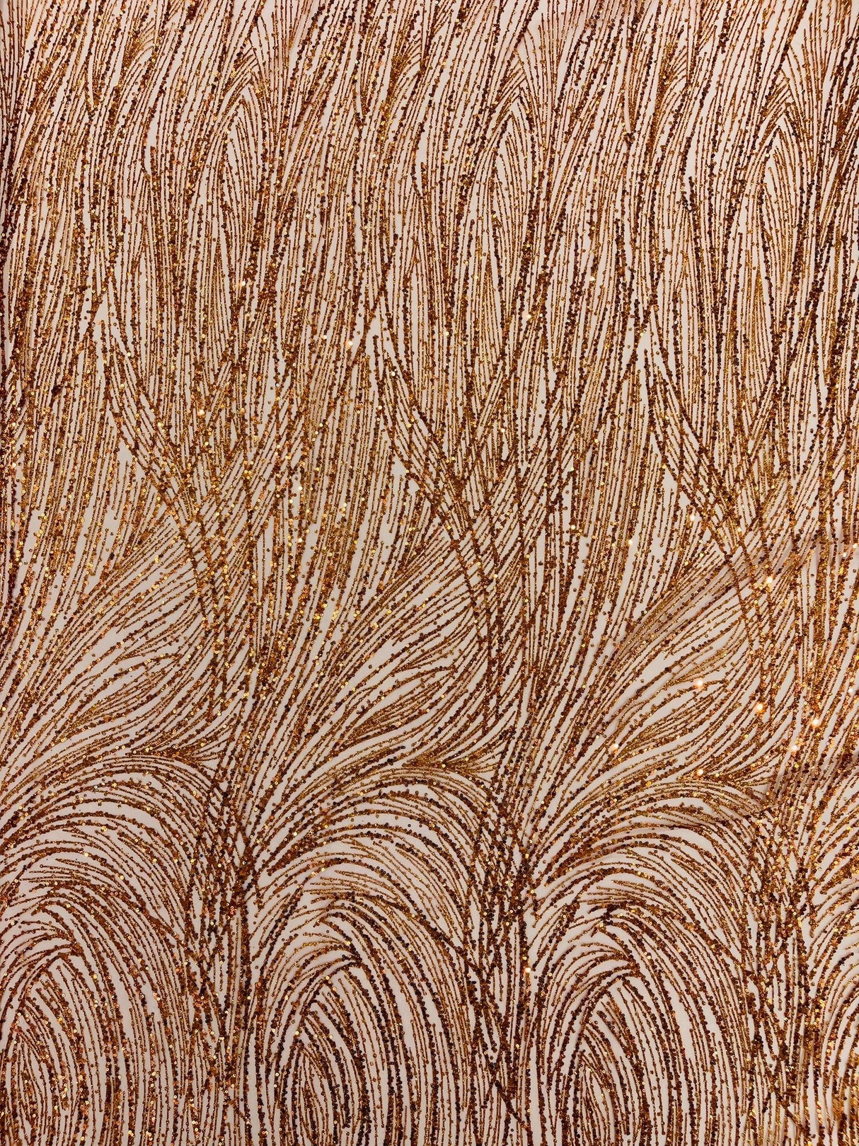 Fashion Glitter Design On A Mesh Lace Polyester Fabric - Glitter Mesh Lace, 54" Width, 36" Length (1 Yard)