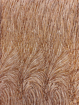 Fashion Glitter Design On A Mesh Lace Polyester Fabric - Glitter Mesh Lace, 54" Width, 36" Length (1 Yard)